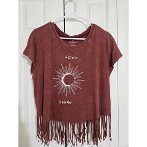 American Eagle xl women's fringe crop top